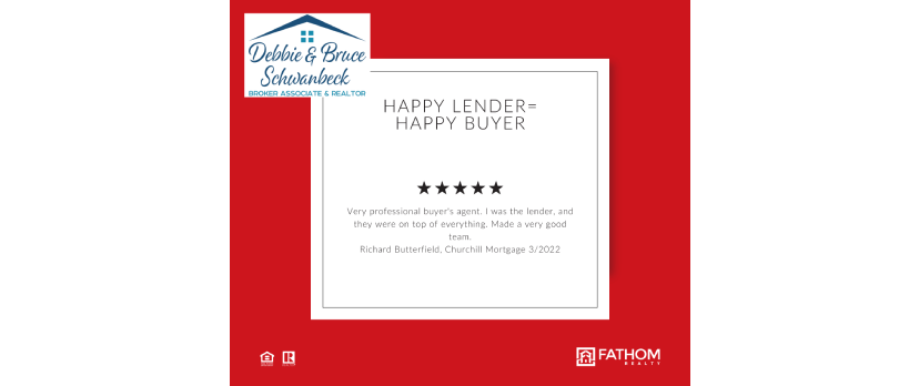 Testimonial of happy lender and buyer